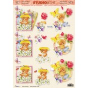 Studio Light STSL604 Beer met bloemen